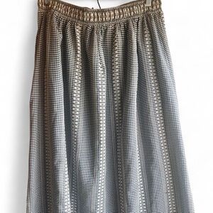 Blue and White Max Studio London Maxi Skirt